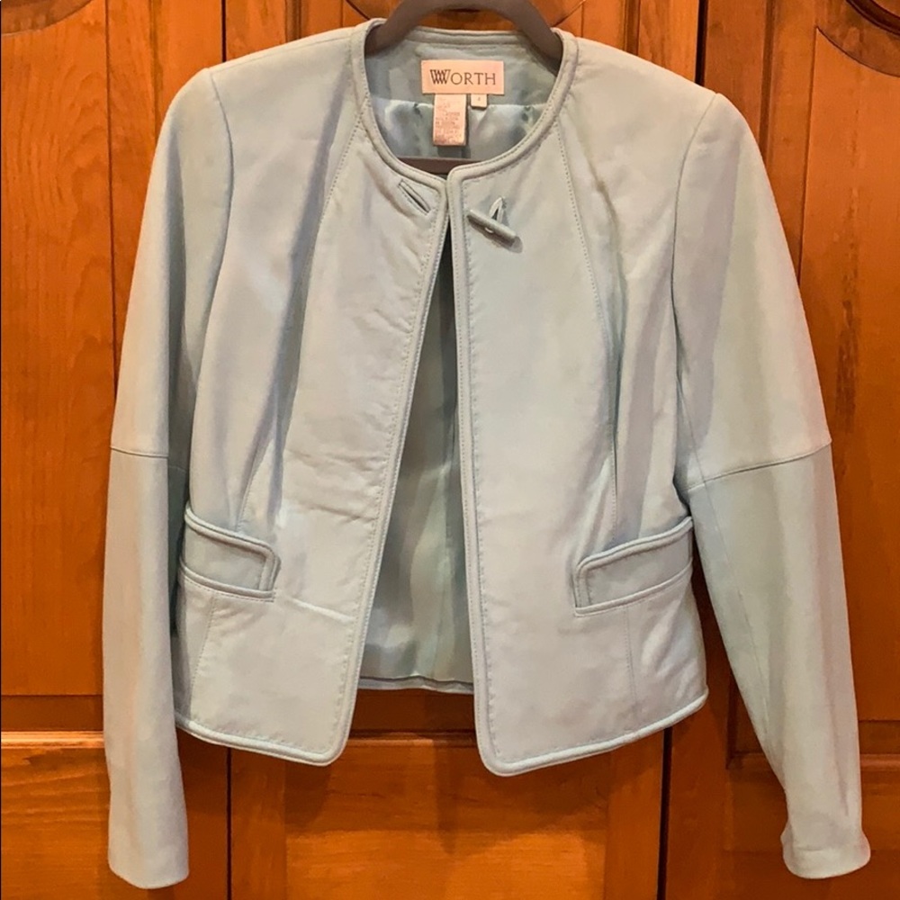 WORTH leather blazer